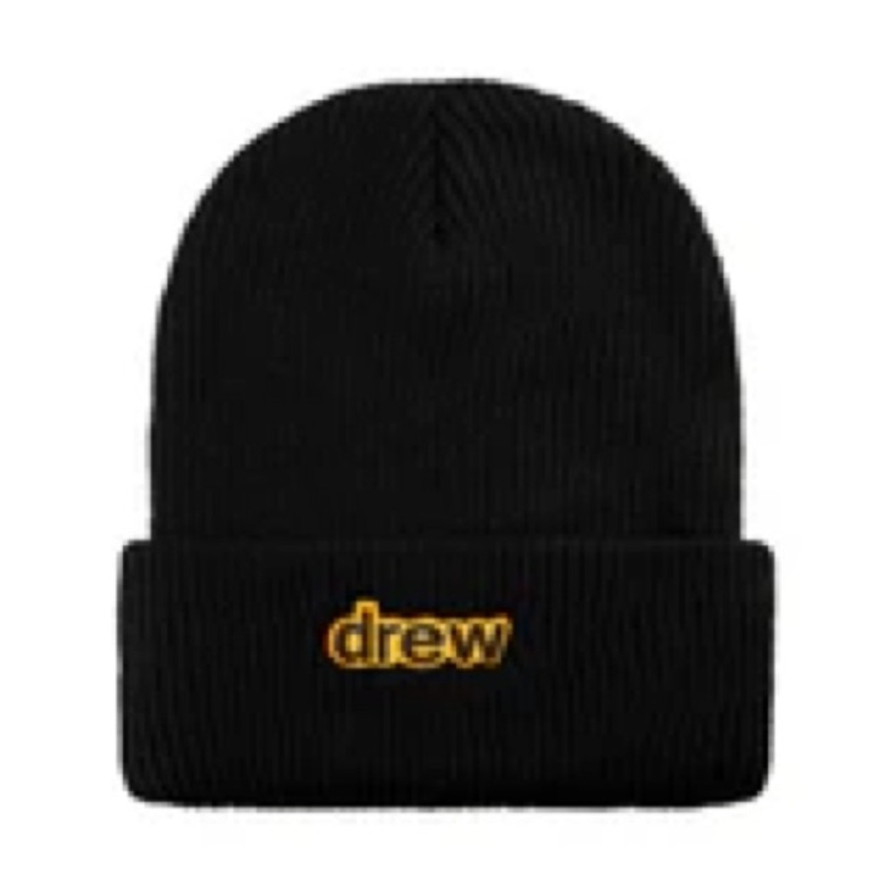 Drew House Secret Soft Rib Black Beanie